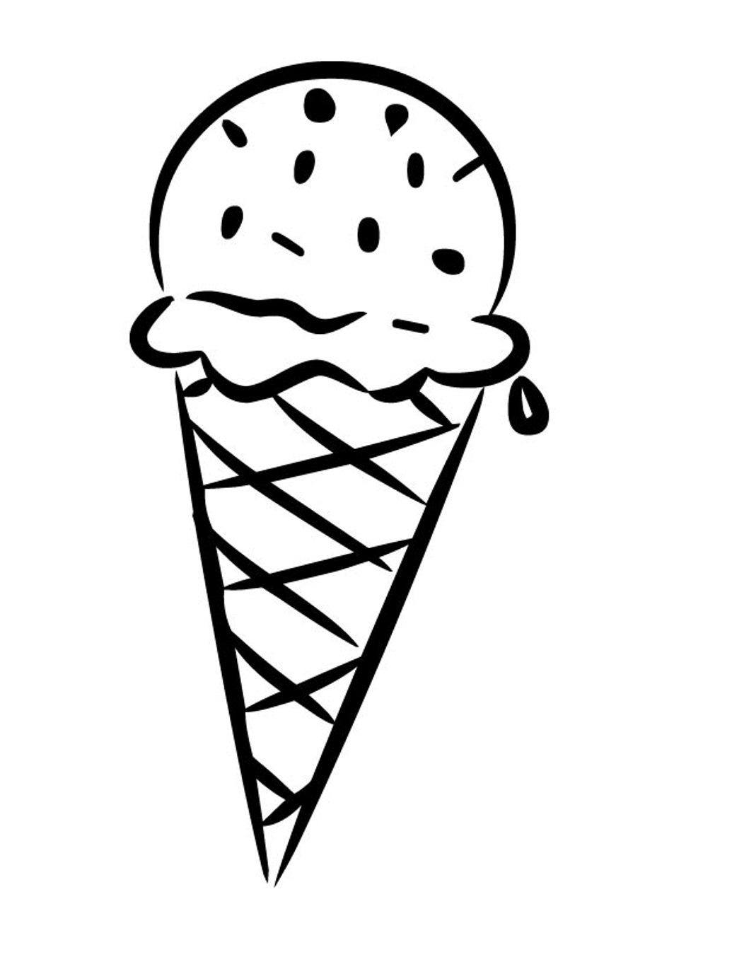 Cute Ice Cream For Kids Drawing | For Kids Drawing Tutorial